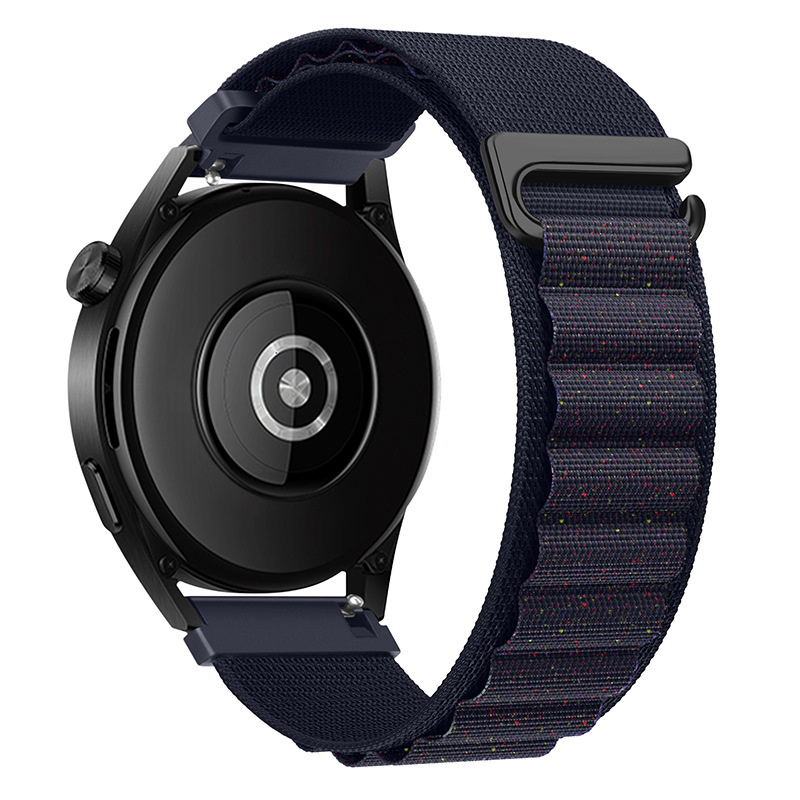 Ремінець Alpine для смарт годинника - 20 мм.,  (Синій / Blue)