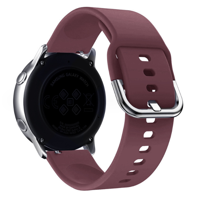 Ремінець силіконовий SuperActiv 18мм,  (Винный)