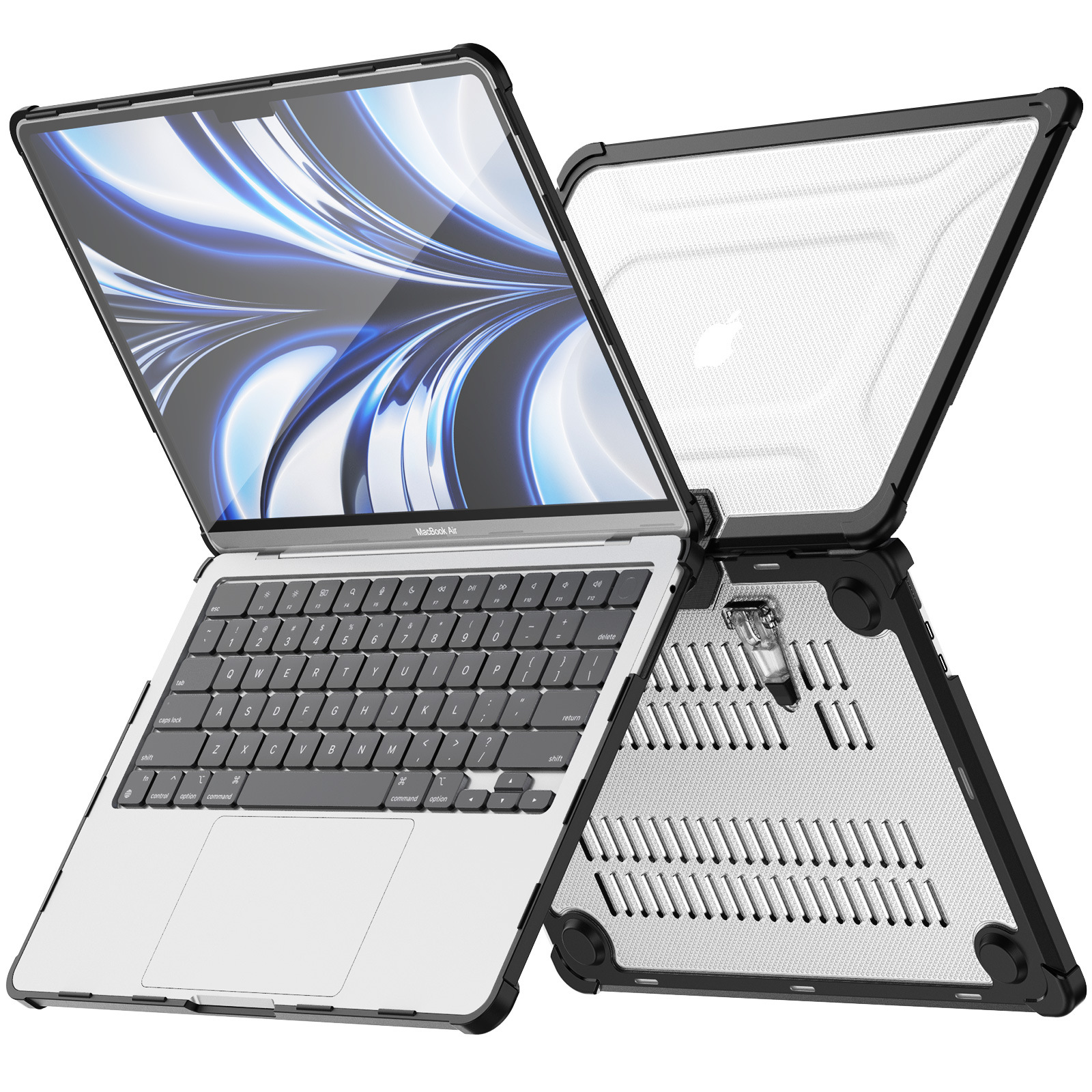 Протиударний чохол з підставкою для Macbook Air (M1 | A1932 | A2337),