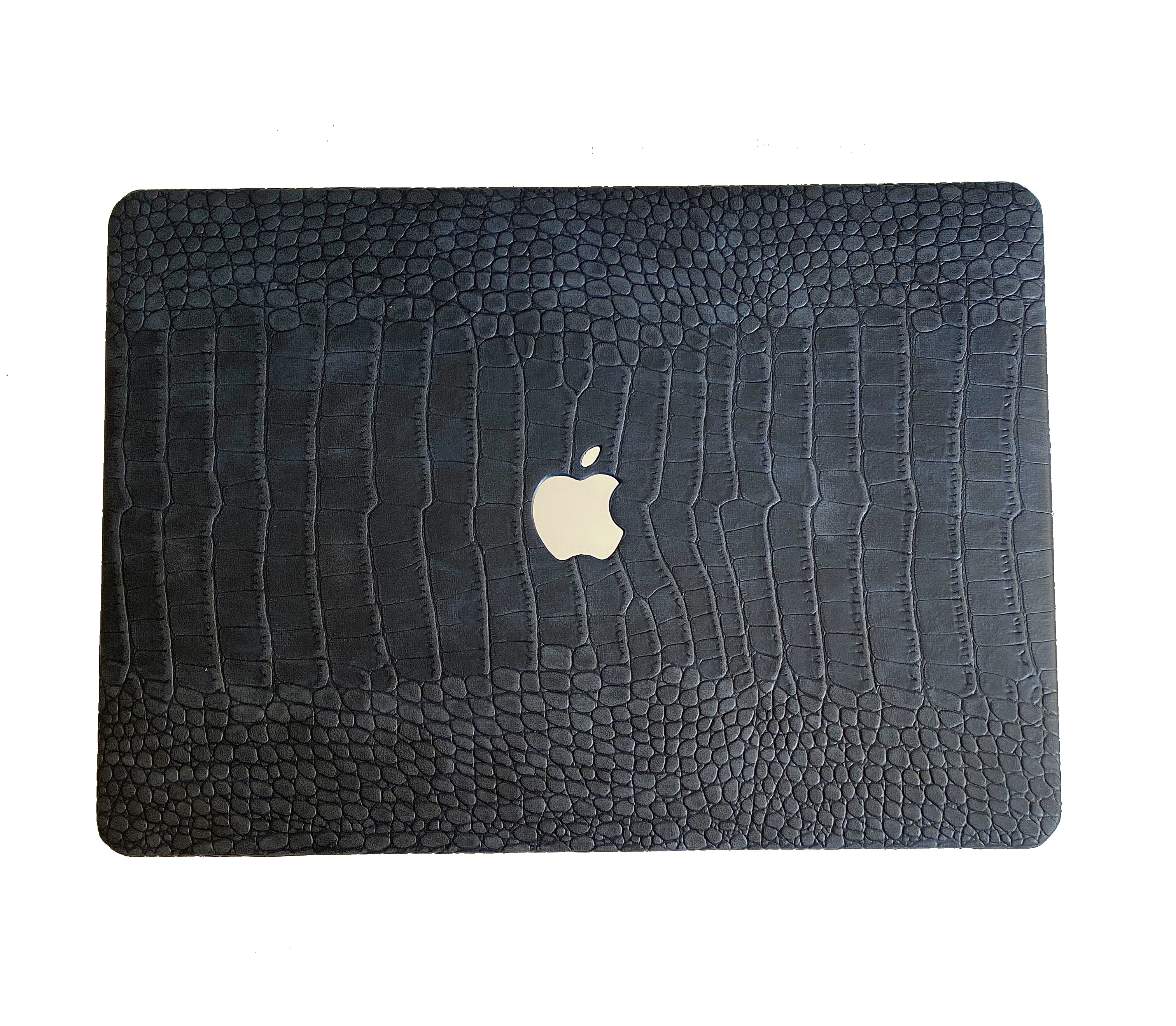 Чохол накладка з еко шкіри на MacBook Air 15 (A2941) (Синій)