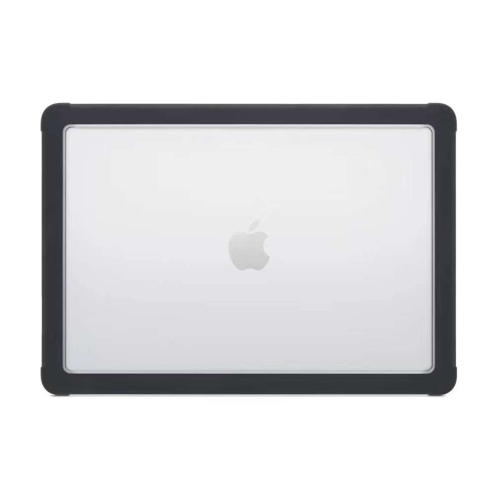 Пластикова накладка з широким бампером для Macbook Air (M1 | A1932 | A2337) Чорний