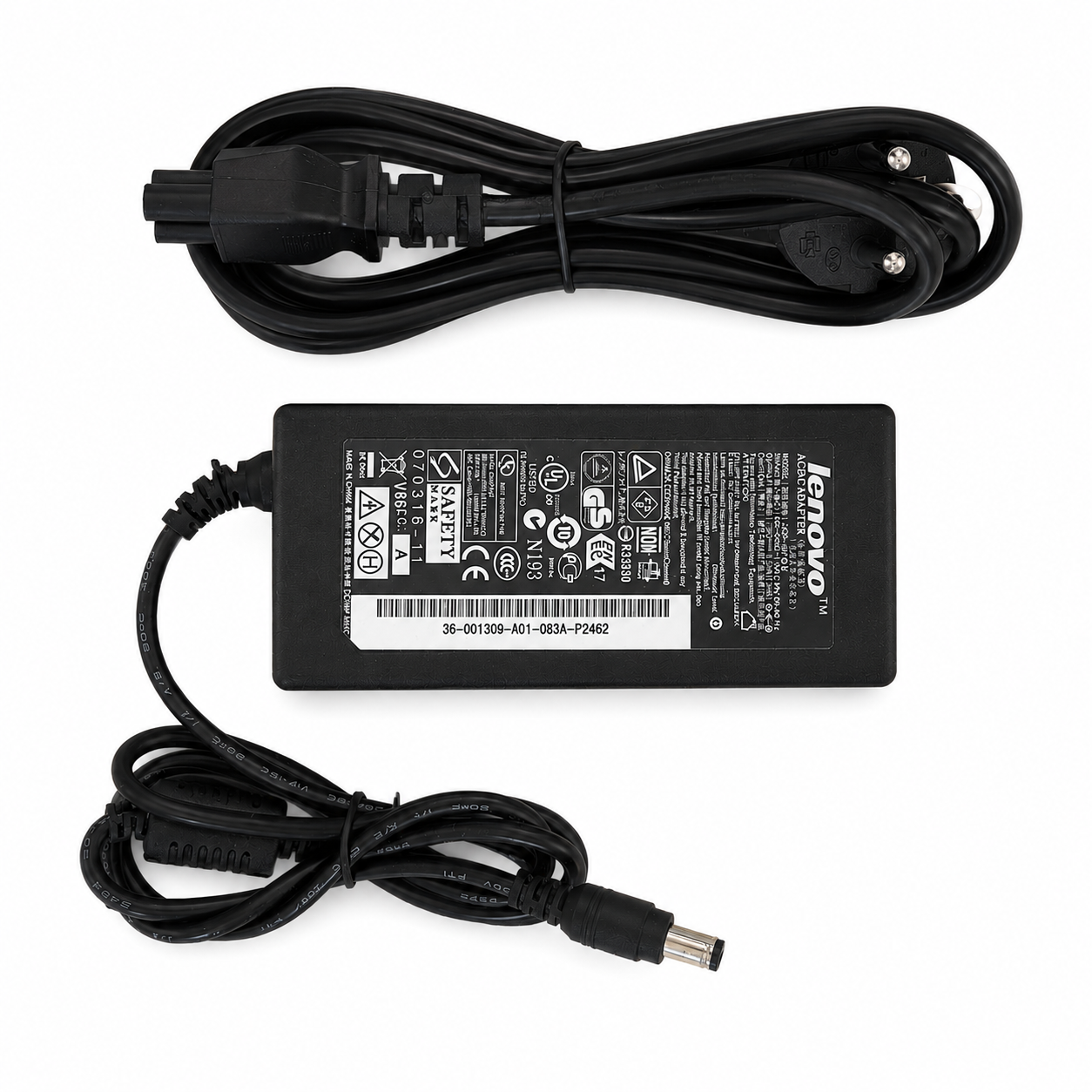 Блок живлення Lenovo 65W (20V 3.25A) зі штекером 5.5×2.5 мм (блок+шнур)
