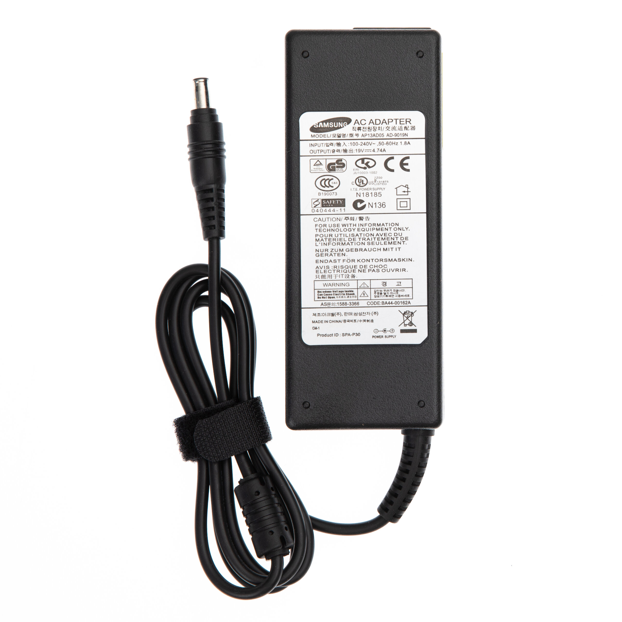 Блок Живлення для ноутбука Samsung (19V 4.74A 90W) 5.5x3.0 мм., R65