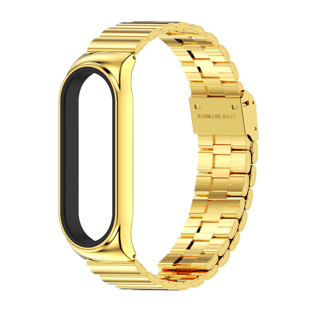 Ремінець металевий для Miband 7 MIjoas ,  (Золото с Серебром)