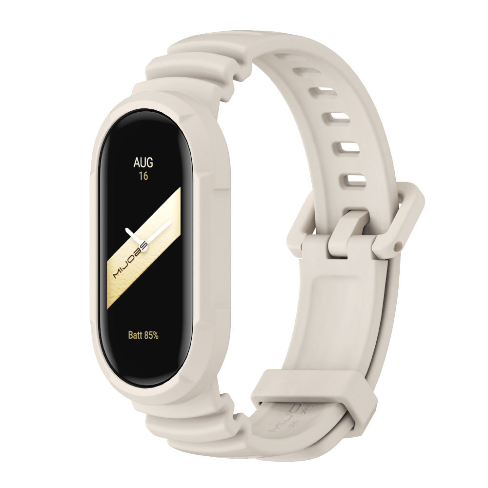 Ремінець силіконовий MIJOAS для Miband 8/9 (Білий)