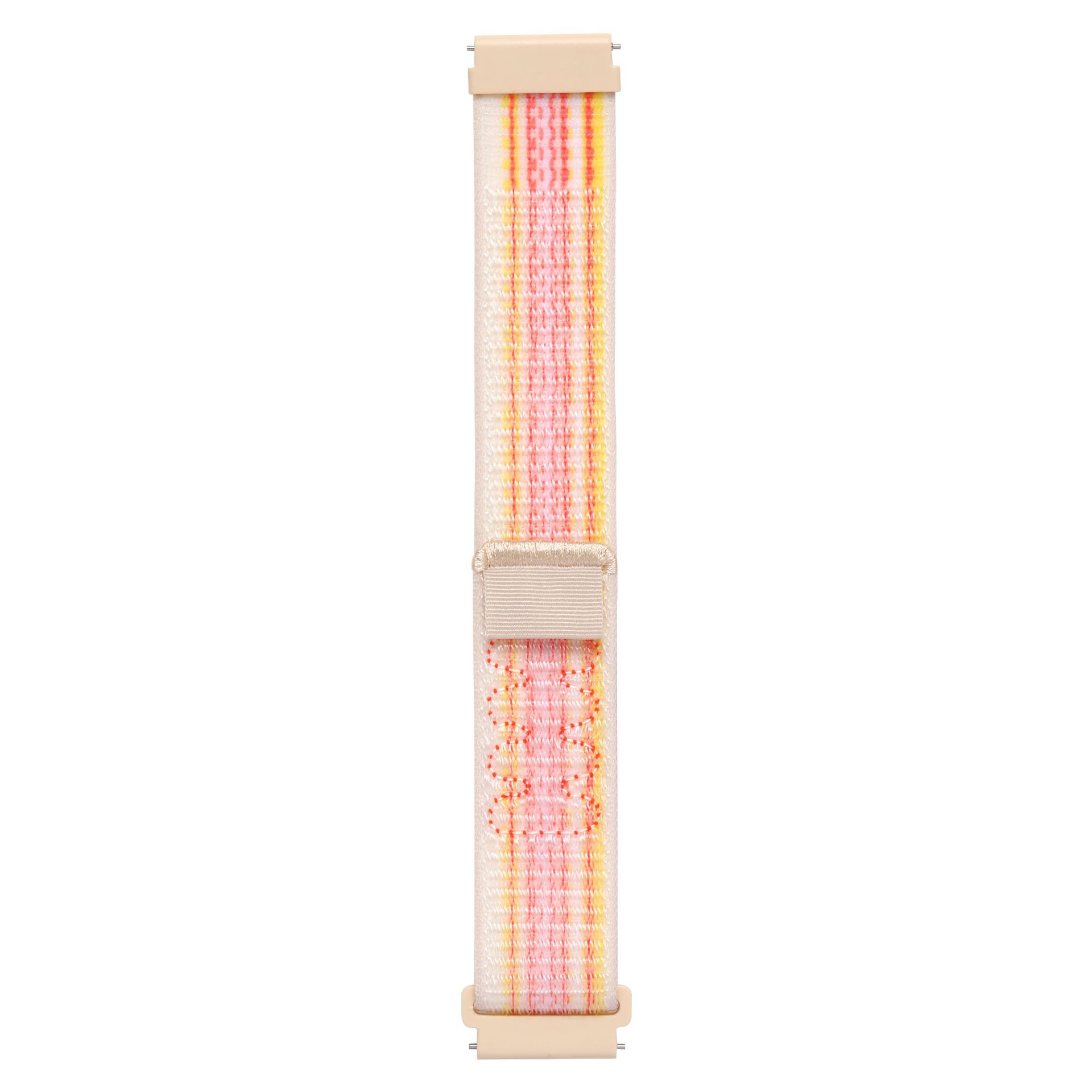 Ремінець Sport Loop для смарт годинників - 22 мм  (Starlight with Pink)