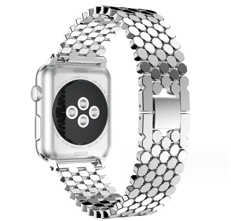 Ремінець металевий Sota для Apple Watch 38/40/41 AAA+ , Золотий (Сірий)