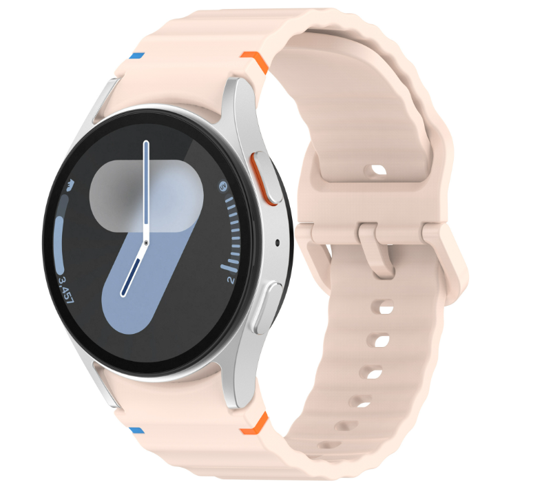 Силіконовий ремінець для Samsung Galaxy Watch 7/FE/6/5/4 (Рожевий)