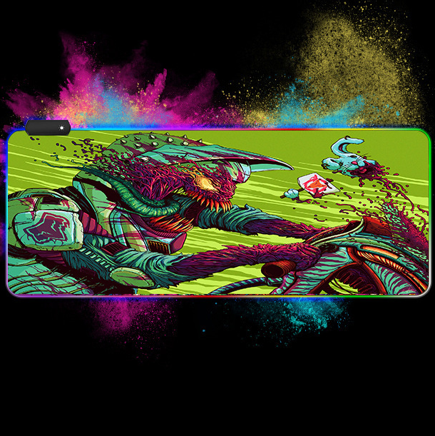 Килимок для мишки LED 80*30 см. Monster  (Print5)