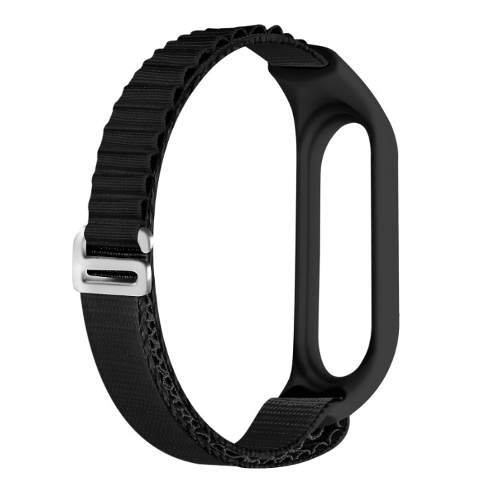 Ремінець Alpine Loop для MiBand 3/4/5/6/7, Помаранчевий (Чорний)