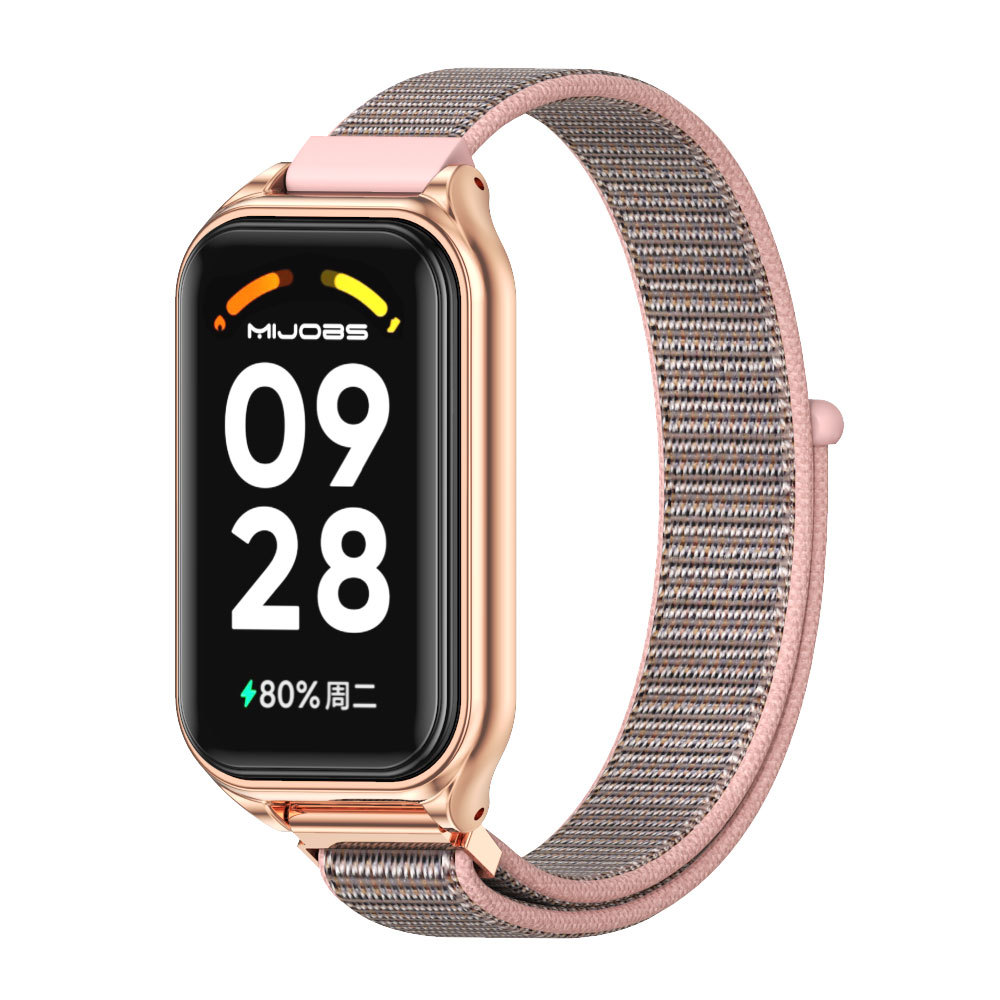 Ремінець Mijobs Loop для Redmi Band 3 / Mi Band 9 Active (Рожевий)