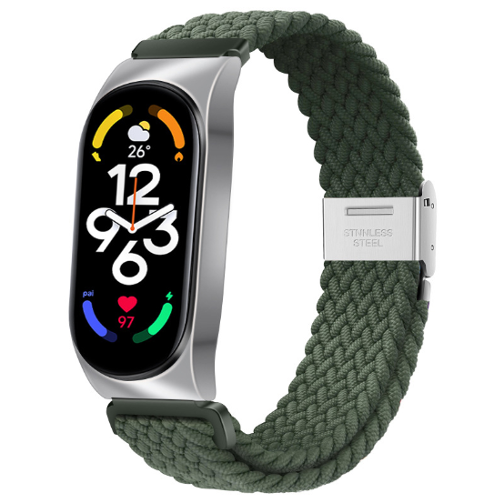 Ремінець для MiBand 7 тканинний, (Хакі2)