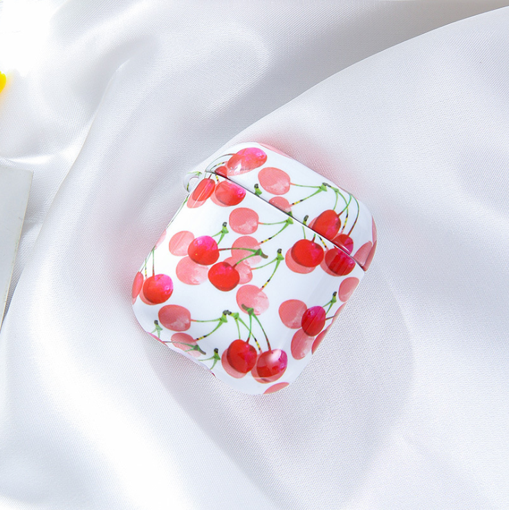 Чохол пластиковий BlackPink для AirPods Picture Series, Cherry