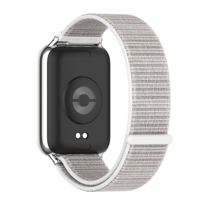 Нейлоновий ремінець з липучкою для Redmi Watch 4 / 5, Mi Band 8 Pro / 9 Pro (Сірий)