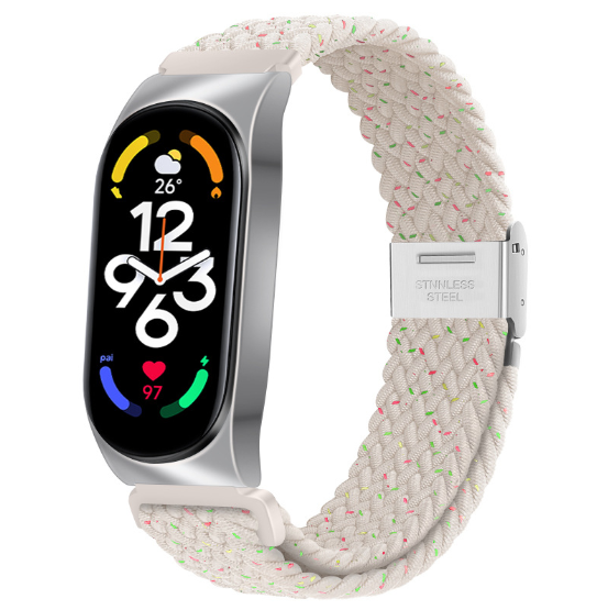 Ремінець для MiBand 7 тканинний, (Бежевий)