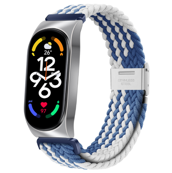 Ремінець для MiBand 7 тканинний, (Блактиний / Blue)
