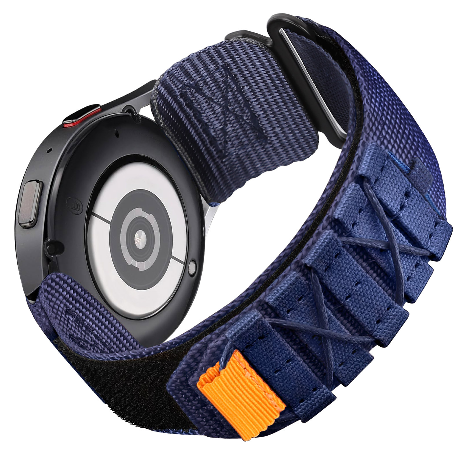 Ремінець нейлоновий для годинника 22 mm тактичний Military, (Blue)