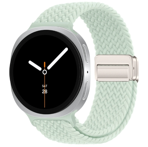Ремінець плетений нейлоновий з магнітною застібкою для Samsung Watch 22 мм (light mint)