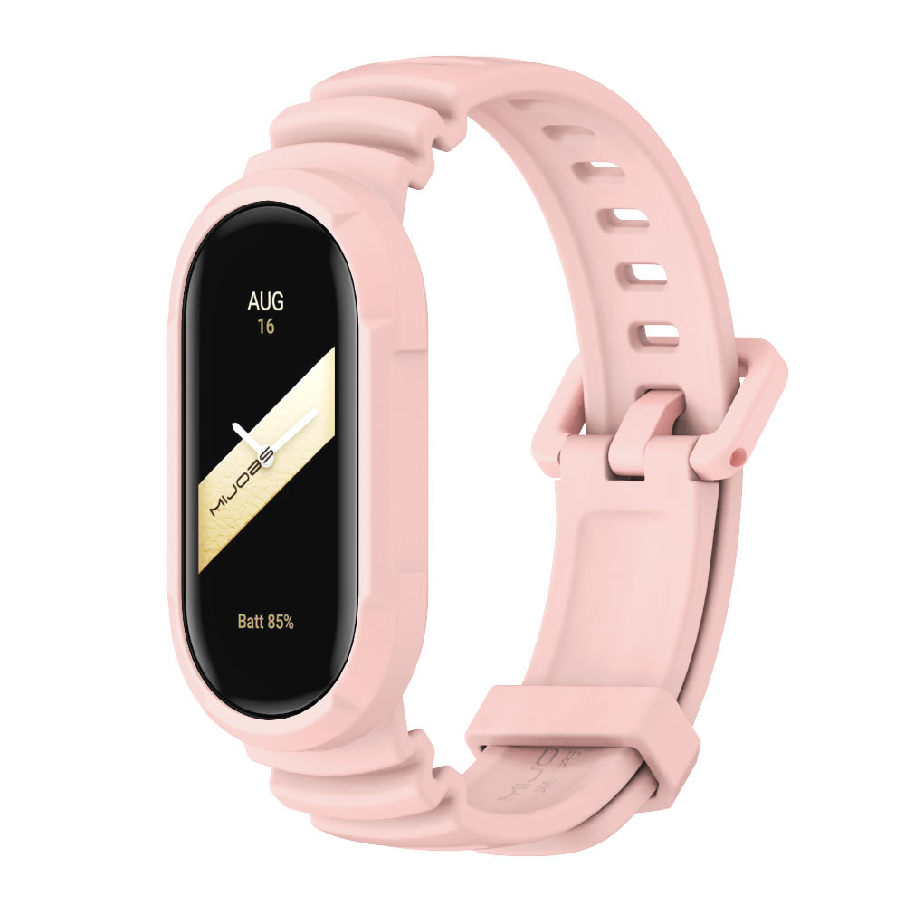 Ремінець силіконовий MIJOAS для Miband 8/9 (Рожевий)