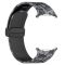 Камуфляжний силіконовий ремінець з магнітною пряжкою для Samsung Galaxy Watch7 Ultra 47 мм (темно-сірий)