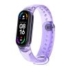 Силіконовий ремінець для браслета Xiaomi Mi Band 5/6/7 (Фіолетовий)