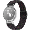 Ремінець для смарт-годинника Garmin Lily 2 (14 мм) з плетеного нейлону (Black / Green)