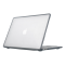 Пластикова накладка c силіконовим бампером для Macbook Air 13,6" M2 A2681 (Прозрачный + серый бампер)