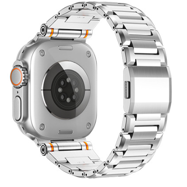 Металевий ремінець PG151 для Apple Watch 49/45/44 мм (Ultra / Series 11–1) (silver)