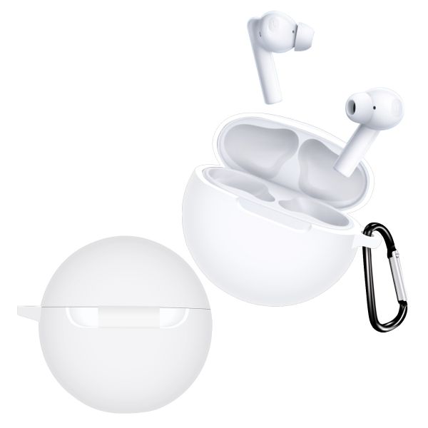 Силіконовий чохол для OPPO Enco Buds 2 (Білий)