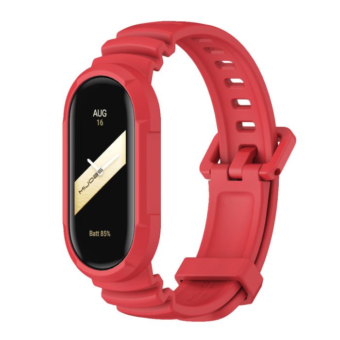 Ремінець силіконовий MIJOAS для Miband 8/9 (Червоний)
