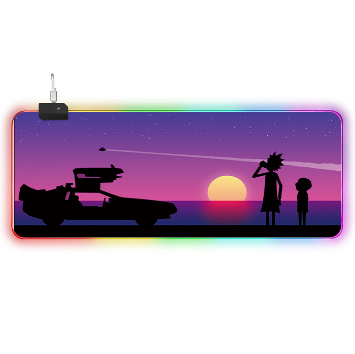 LED килимок для мишки "Rick and morty" 80*30 см (5)