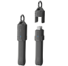 USB4.0 Type-C ↔ Type-C кабель-брелок (80Gbps, 240W) з кришкою (Сірий)