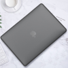 Пластикова накладка c силіконовим бампером для Macbook Pro 14" A2442, A2779 (Черный прозрачный + Черный бампер)