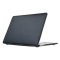 Пластикова накладка c силіконовим бампером для Macbook Pro 14" A2442, A2779 (Черный прозрачный + Черный бампер)