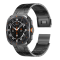Металевий ремінець для Samsung Galaxy Watch 7 Ultra 47mm з магнітною застібкою (Чорний)