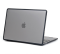 Пластикова накладка c силіконовим бампером для Macbook Pro 16" A2485, A2780 (Черный прозрачный + Черный бампер)