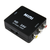Конвертер HDMI в AV (RCA) Full HD 1080p Mini, адаптер HDMI → тюльпани, NTSC/PAL, з USB живленням (чорний)