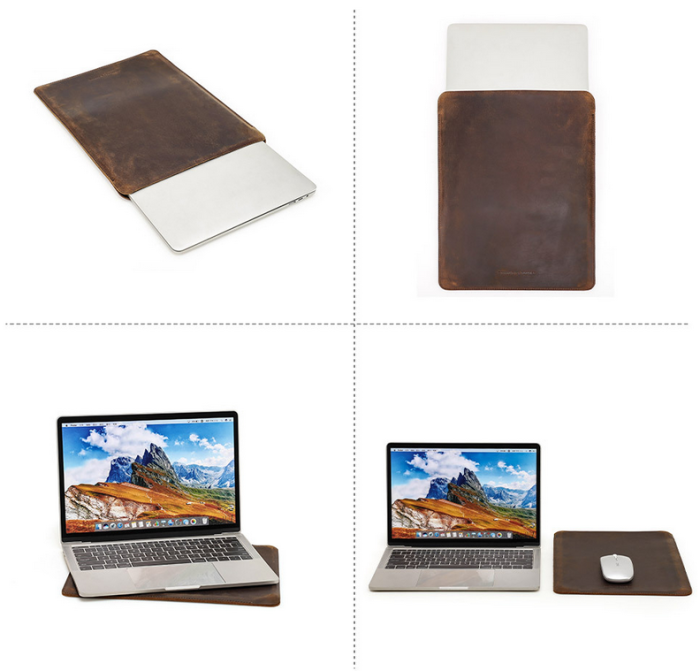 Чохол-конверт шкіряний для Macbook 13 AIR/PRO та інших