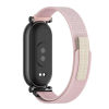 Тканинний ремінець GT4 з липучкою для Mi Band 8 / 9 (без капсули) (Рожевий+чорний)