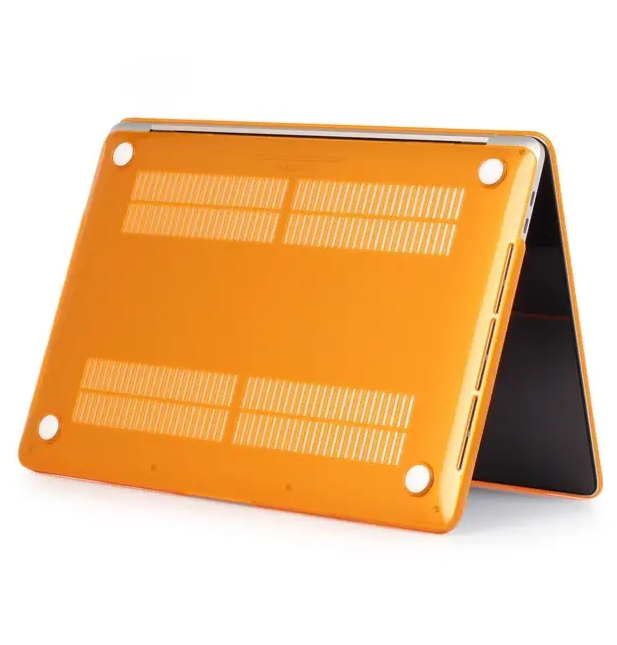 Чохол прозорий на MacBook  (Оранжевый)