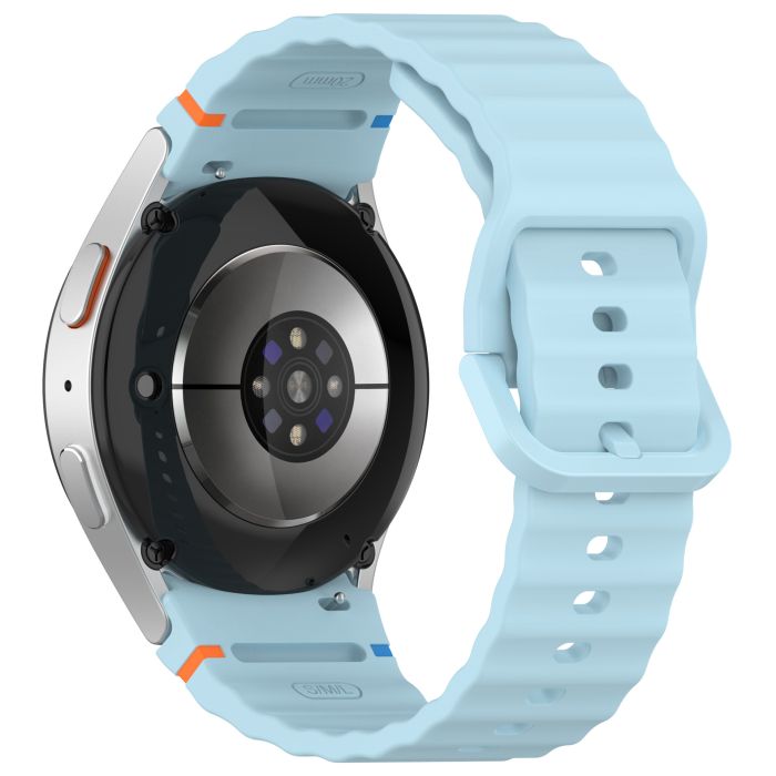 Силіконовий ремінець для Samsung Galaxy Watch 7/FE/6/5/4 (Блакитний)