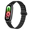 Ремінець магнітний силіконовий на MIband 8/9 , Чорний+сірий (Black / Black)