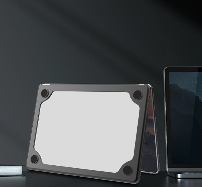 Чохол-рамка захисний для MacBook (прозорий, ультратонкий 0.35 мм, передня + задня панель) (Air 13.3  (1932/2337))