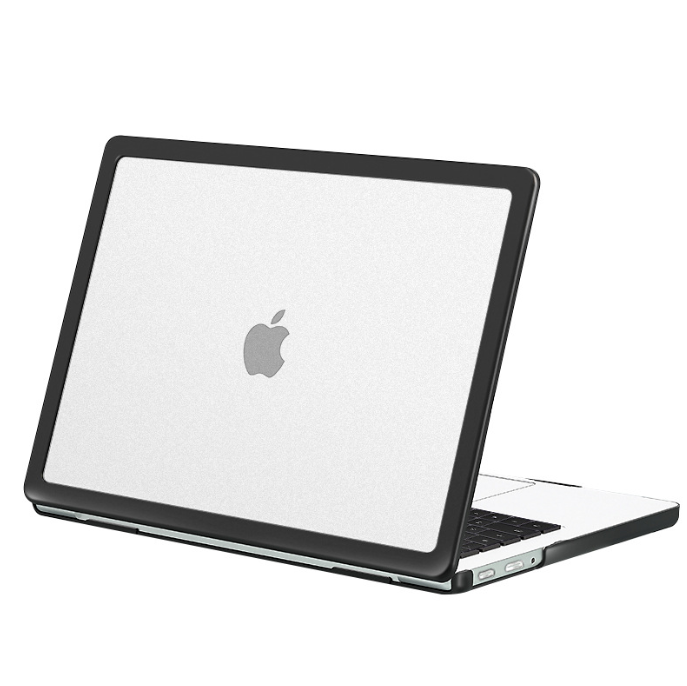 Чохол-рамка захисний для MacBook (прозорий, ультратонкий 0.35 мм, передня + задня панель) (Air 13.3  (1932/2337))