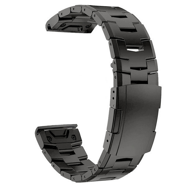 Ремінець Vented Titanium для Garmin 26 mm. (Титановий)