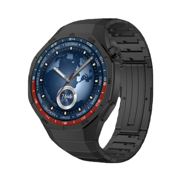 Металевий ремінець для Huawei Watch GT 5 Pro (Чорний)