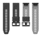 Силіконовий ремінець з карбоновим візерунком  22 мм для Garmin Fenix / Enduro / Tactix (Black+Grey)