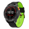 Силіконовий ремінець з карбоновим візерунком  22 мм для Garmin Fenix / Enduro / Tactix (Green)