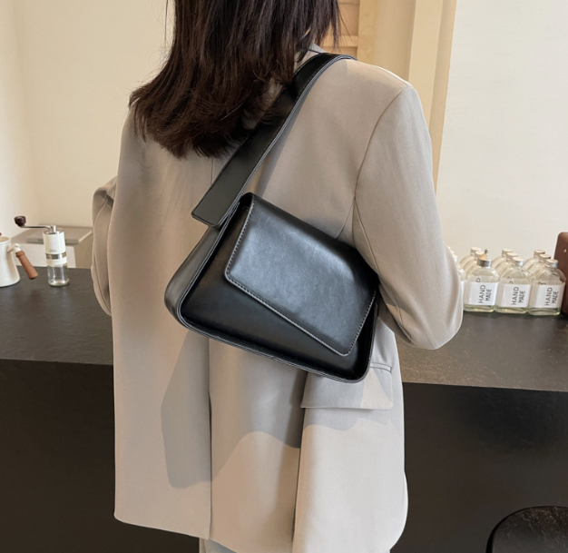 JUZI Retro Mini Bag – жіноча осіння класика (Black)
