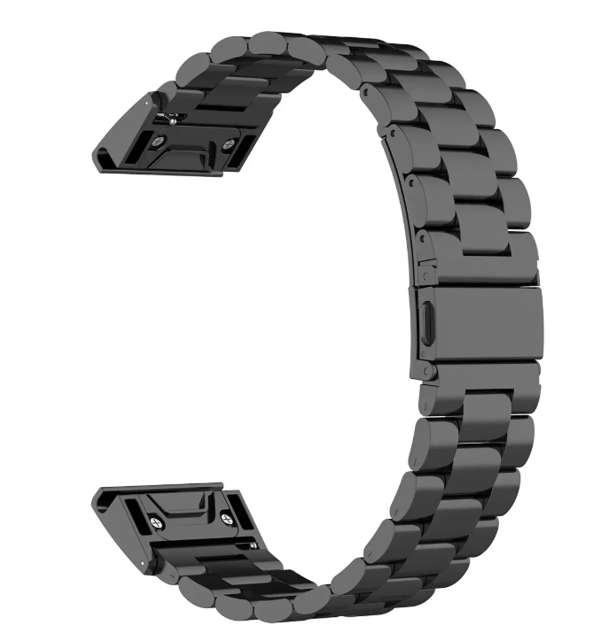 Металевий ремінець для Garmin з кріпленням Quick Release 20 мм (Black)